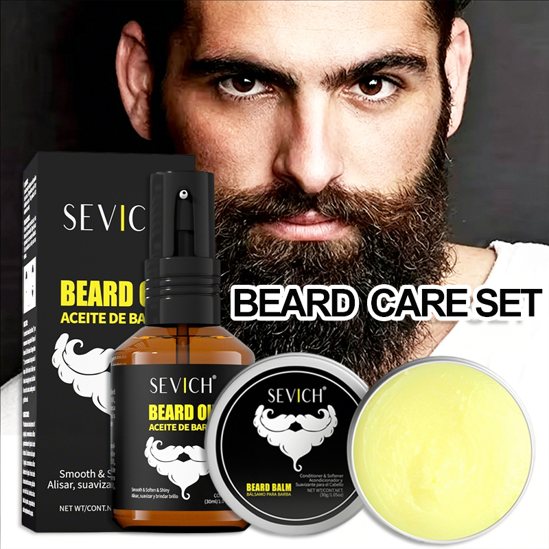 Beard Oil Growth - Men Beard Oil Kit Beard Moisturizing