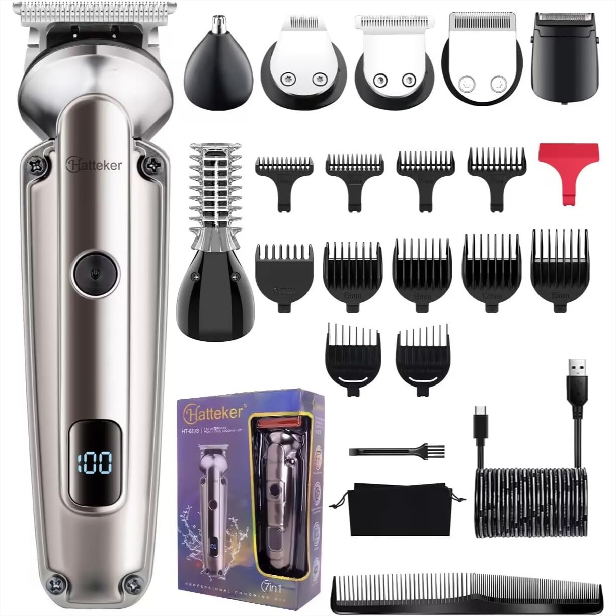7-in-1 Beard Trimmer for Men,  – Men Grooming Full Body recenzja i cena