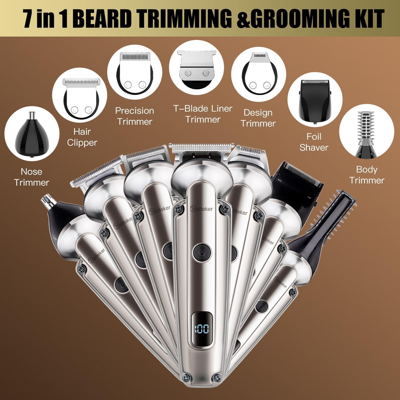 7-in-1 Beard Trimmer for Men,  – Men Grooming Full Body recenzja i cena