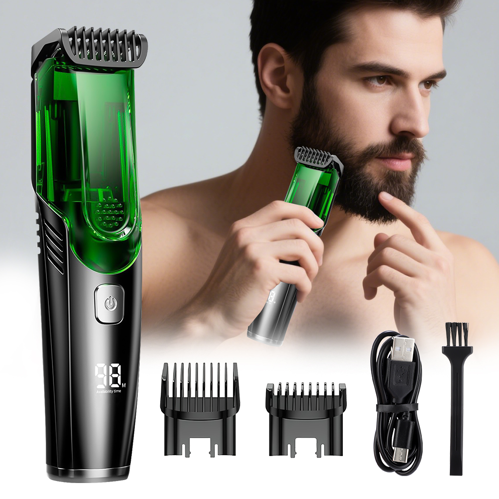 Vacuum Beard Trimme Men's Bear – Mens Grooming Kit Gift recenzja i cena
