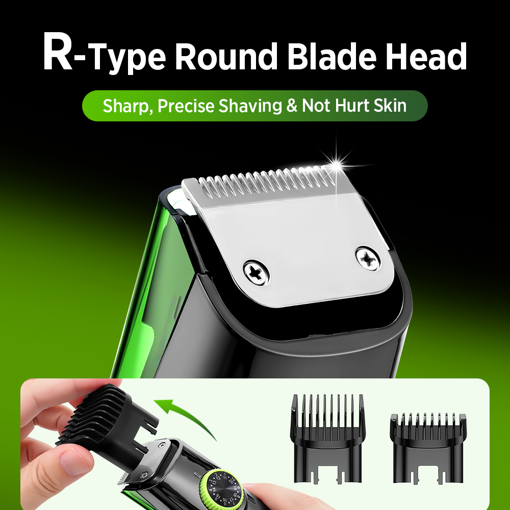 Vacuum Beard Trimme Men's Bear – Mens Grooming Kit Gift recenzja i cena