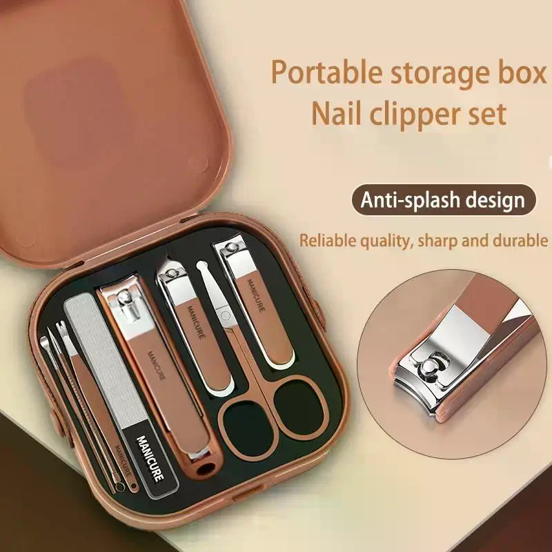 Nail Care Kit Anti-Splatter Ma – Mens Grooming Travel Kit recenzja i cena