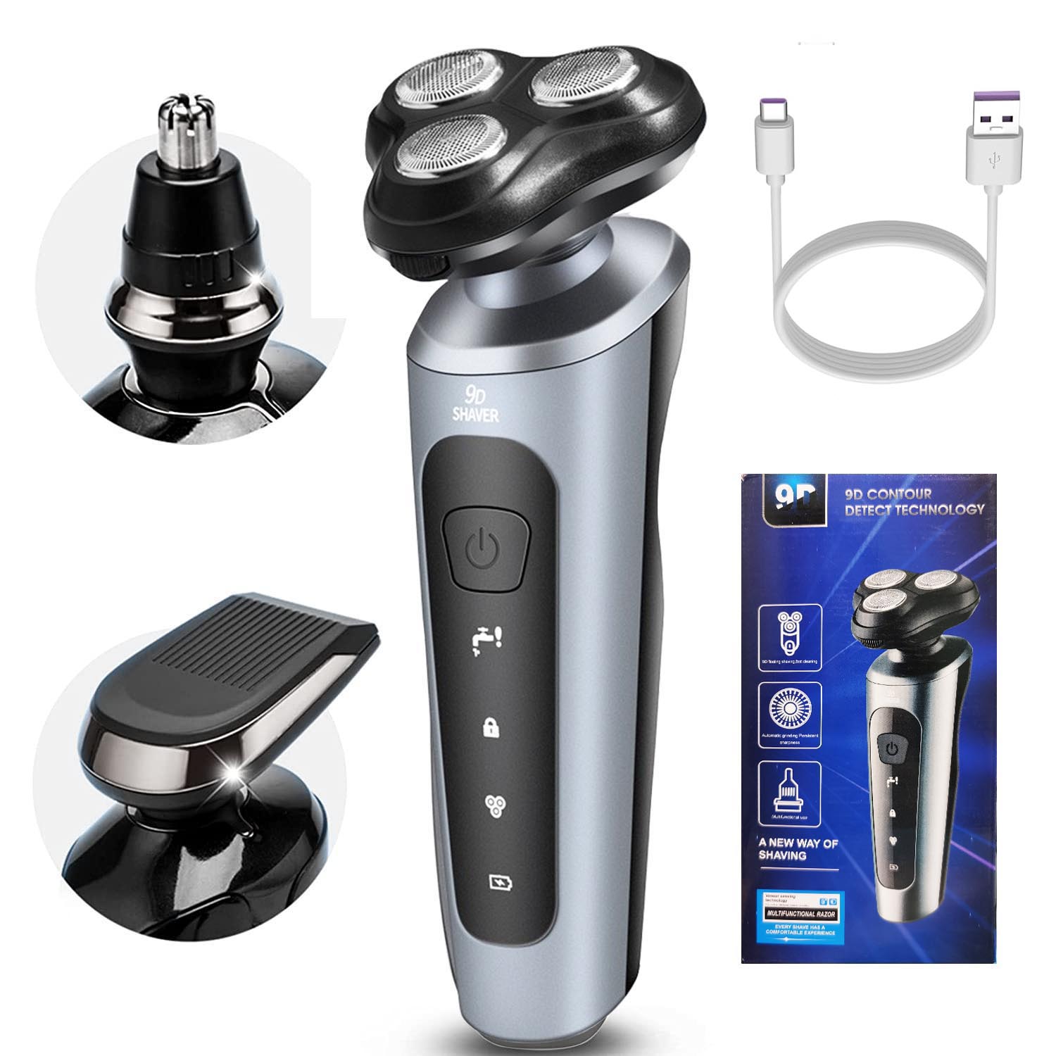 New Man Electric Razor USB Rec – Men Grooming Full Body recenzja i cena