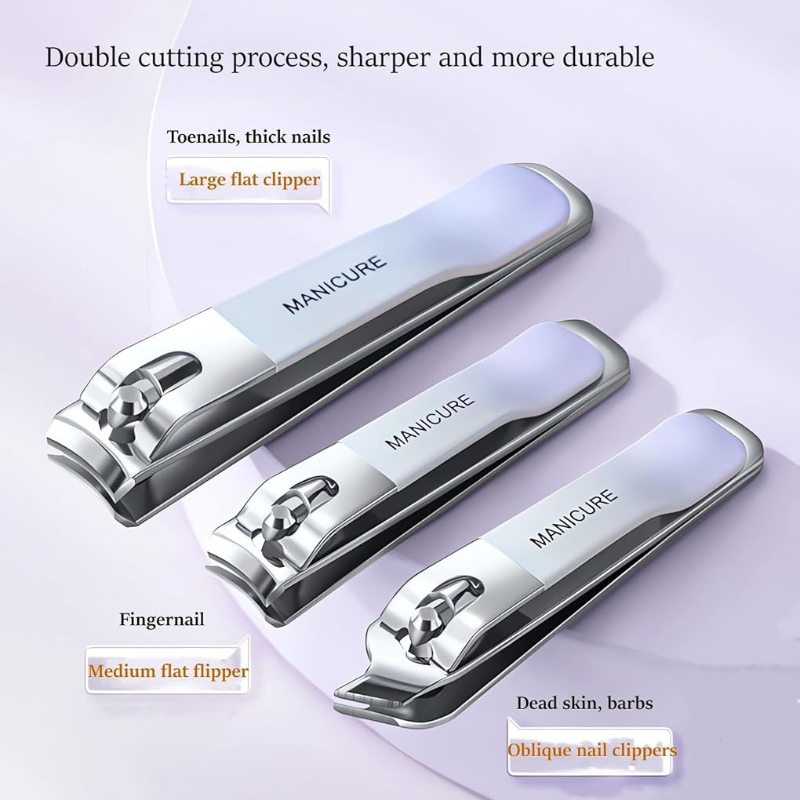 4 Pcs Manicure Set Stainless S – Mens Grooming Travel Kit recenzja i cena