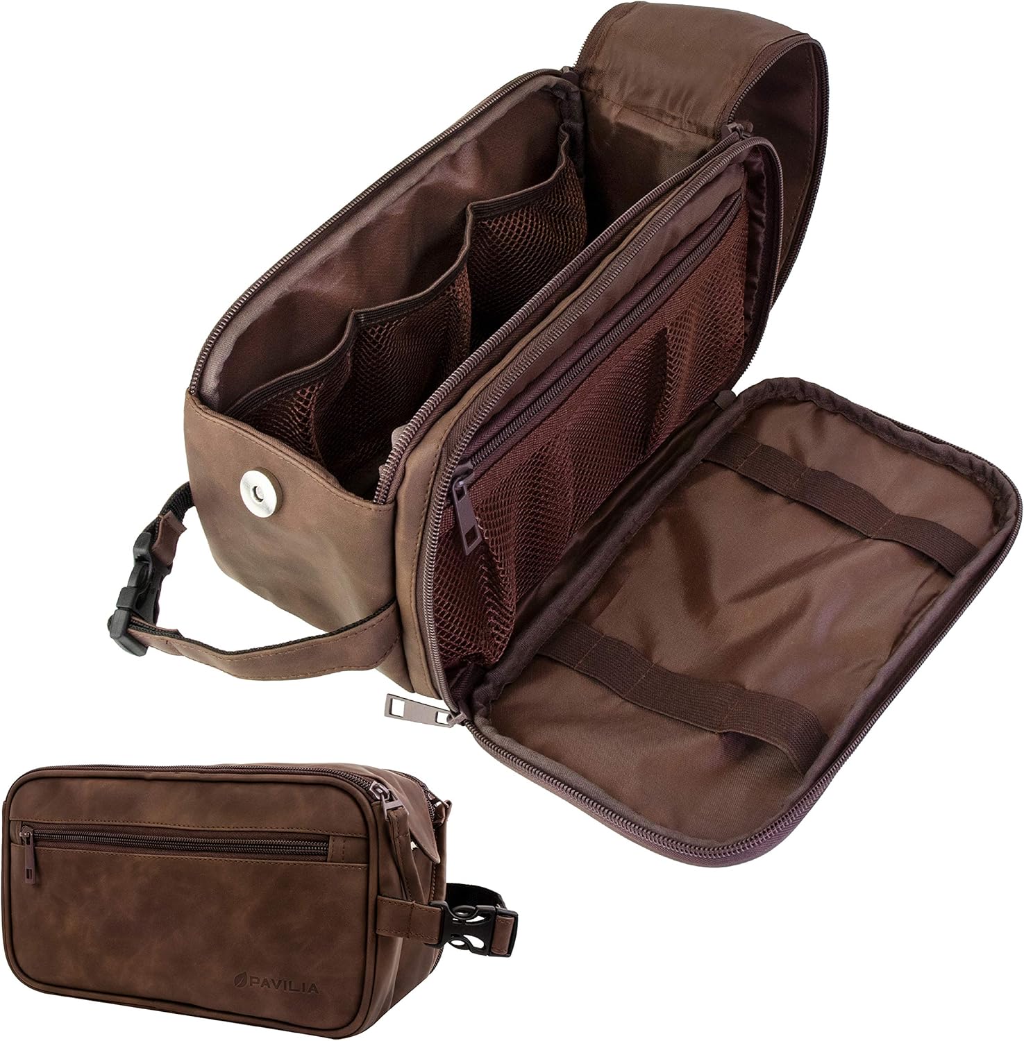 PAVILIA Toiletry Bag for Men,  – Mens Grooming Travel Kit recenzja i cena