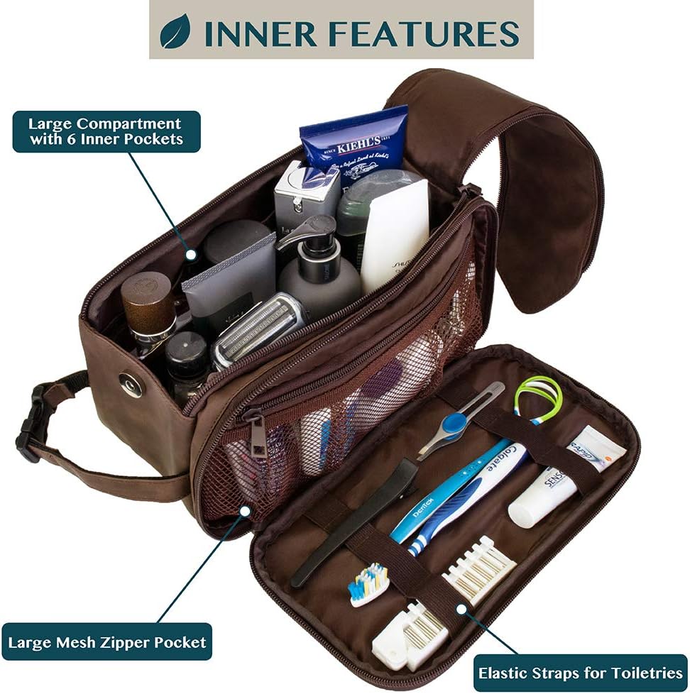 PAVILIA Toiletry Bag for Men,  – Mens Grooming Travel Kit recenzja i cena