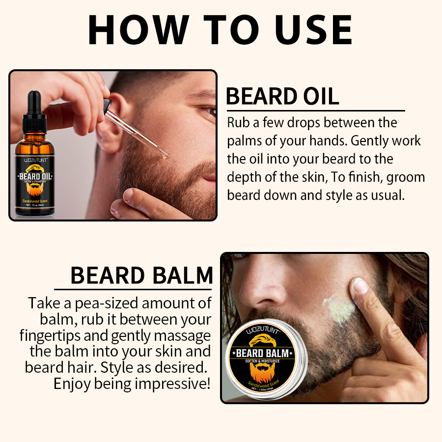 Men Beard Care Kit Beard Oil B – Beard Oil Growth recenzja i cena