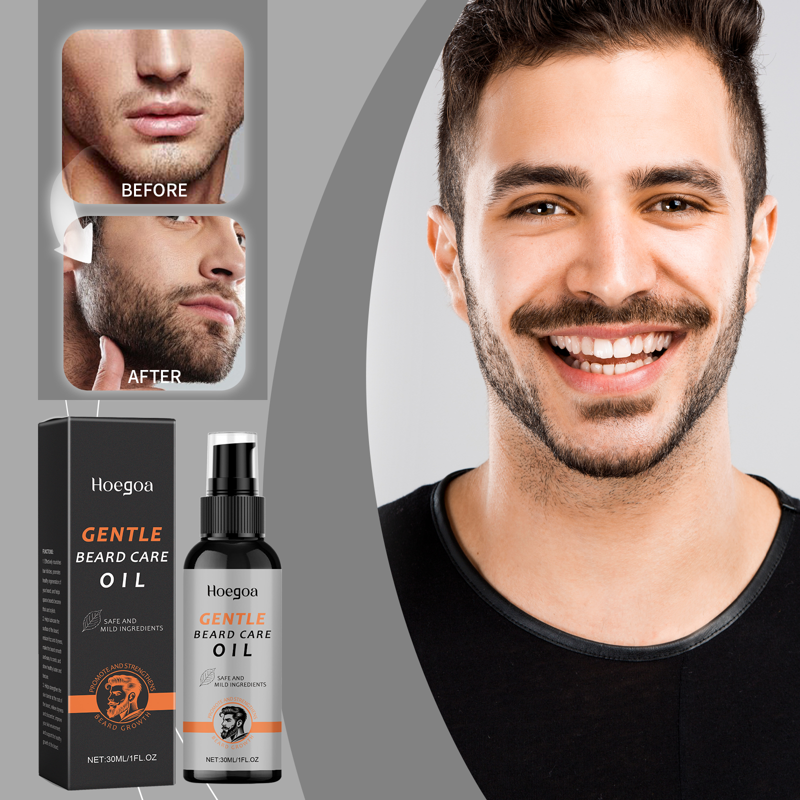 Men Beard Oil Enhance Mustache – Beard Oil Growth recenzja i cena