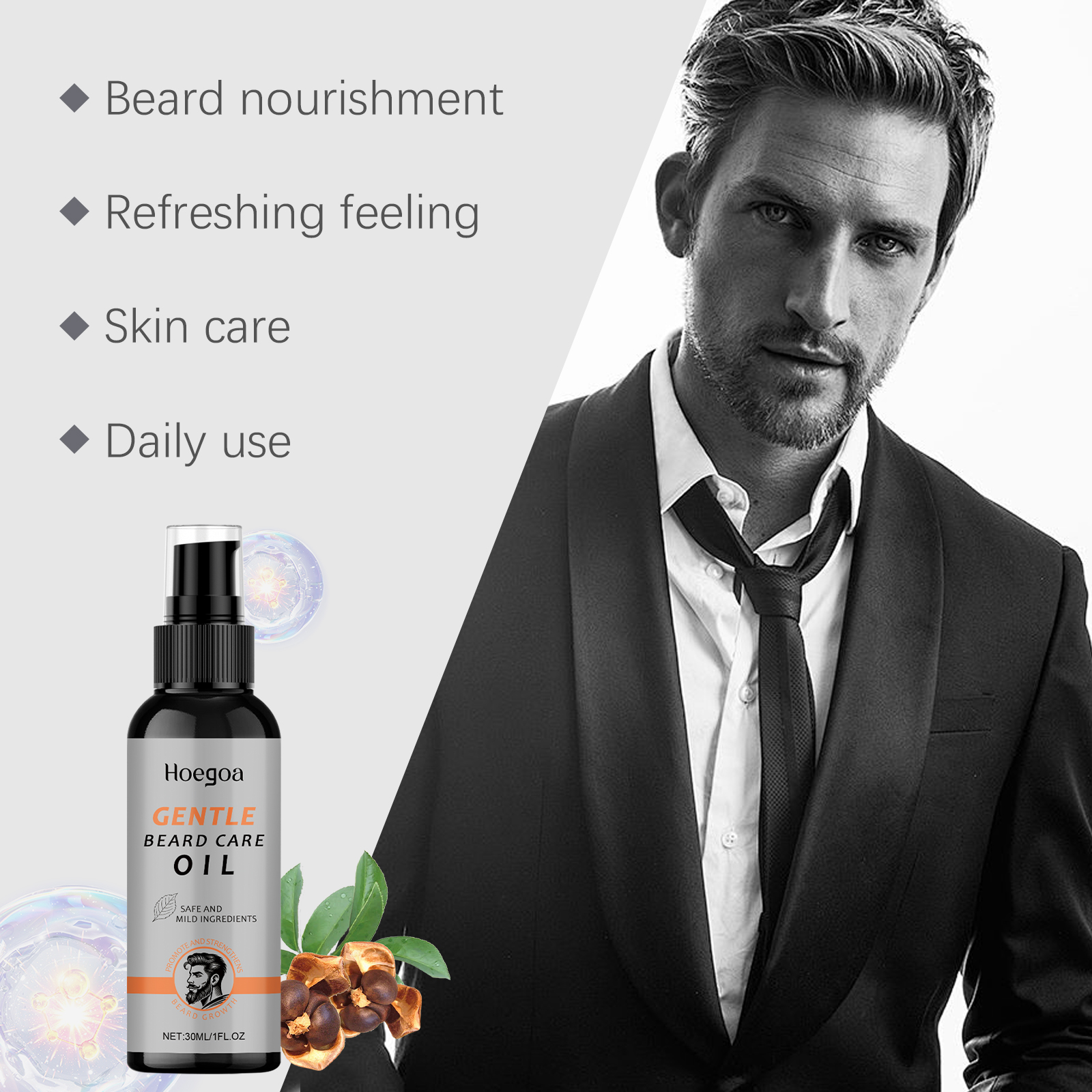 Men Beard Oil Enhance Mustache – Beard Oil Growth recenzja i cena