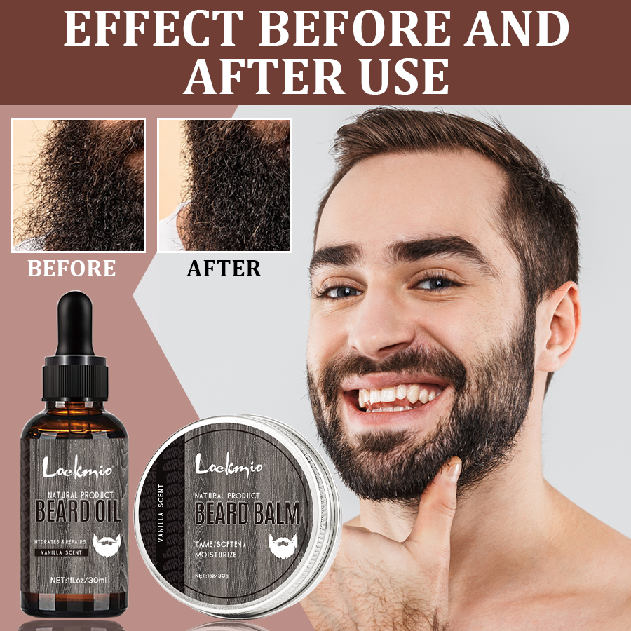 LOCKMIO 2pcs Natural Vanilla S – Beard Oil Growth recenzja i cena