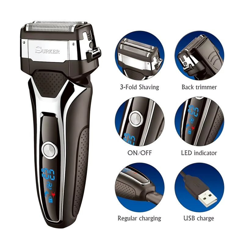 Surker Electric Shaver for Men – Men'S Grooming Razor Kit recenzja i cena