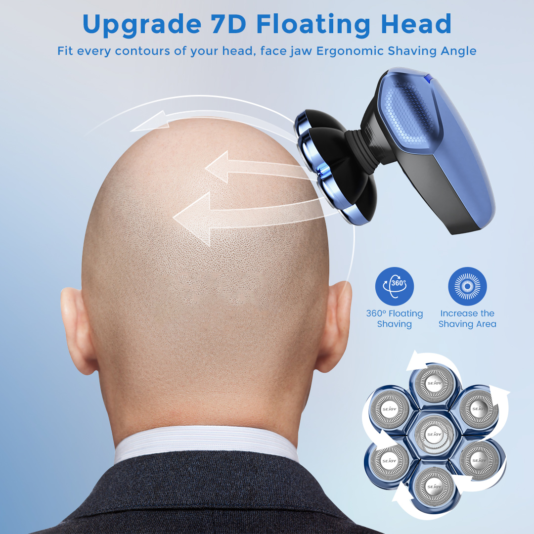 Sejoy 6-in-1 7D Head Shavers f – Men Grooming Full Body recenzja i cena