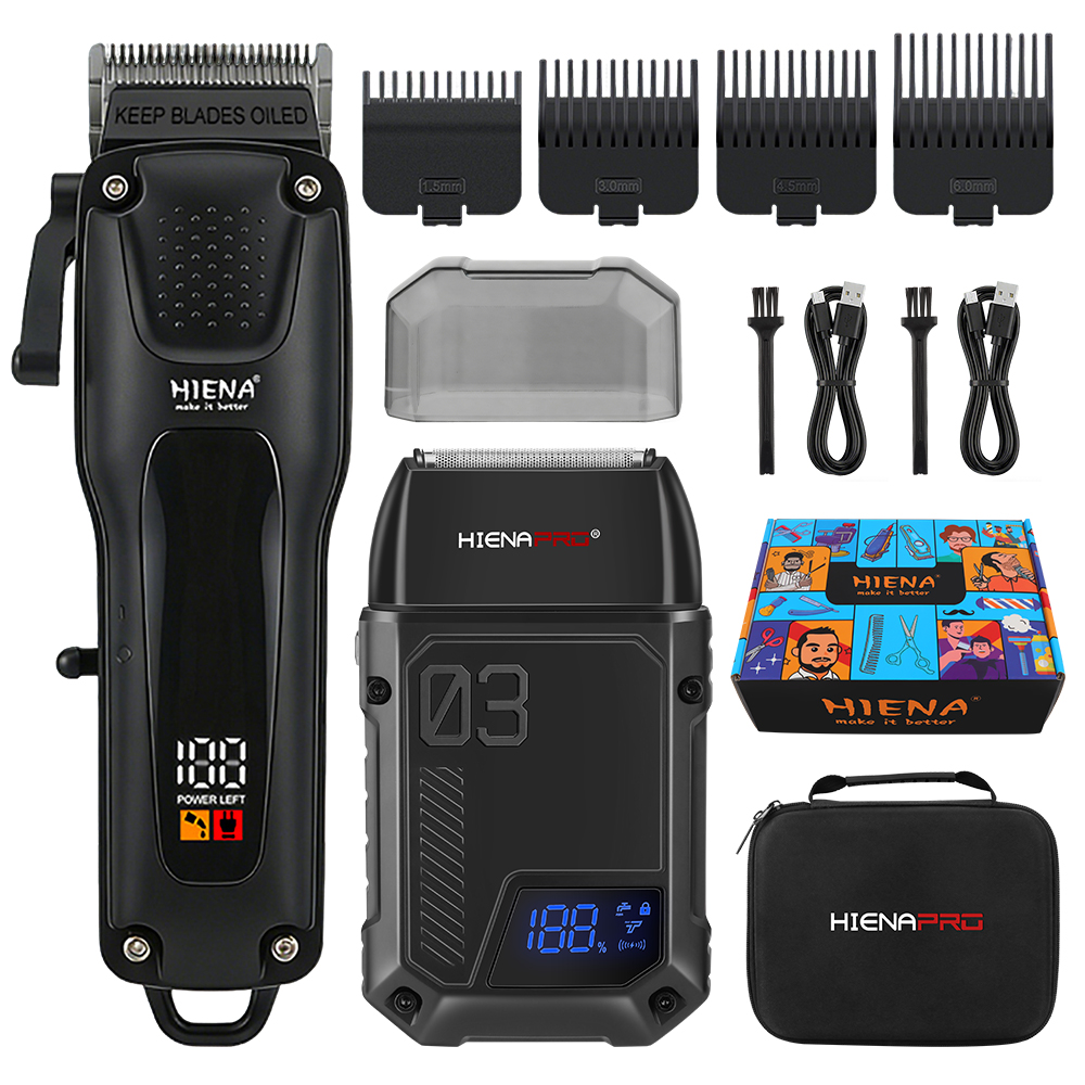 HIENA PRO 2-in-1 Cordless Hair – Mens Grooming Kit Gift recenzja i cena