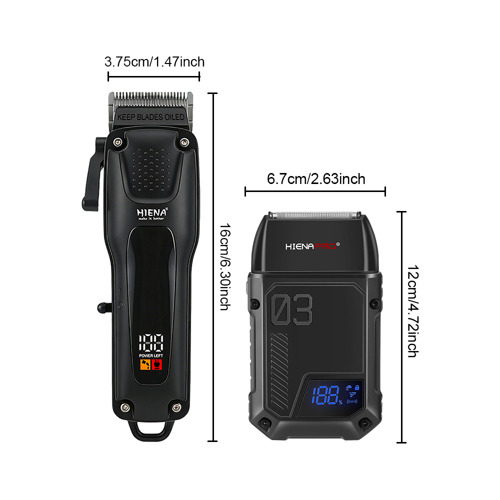 HIENA PRO 2-in-1 Cordless Hair – Mens Grooming Kit Gift recenzja i cena