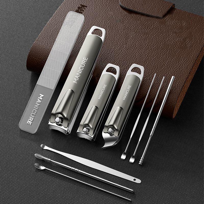 10 Pcs Manicure Pedicure Set P – Mens Grooming Travel Kit recenzja i cena