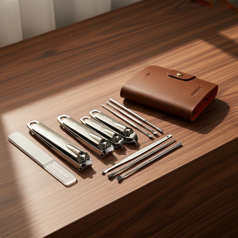 10 Pcs Manicure Pedicure Set P – Mens Grooming Travel Kit recenzja i cena