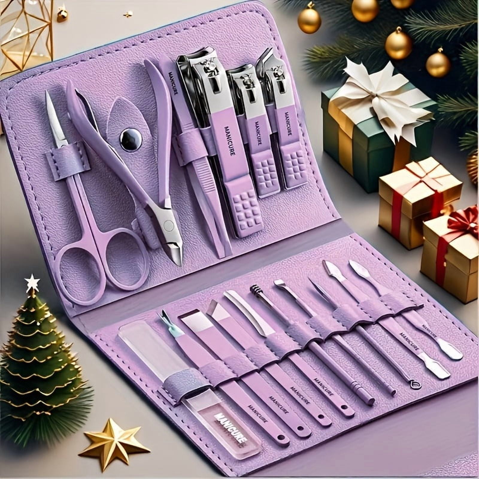 Manicure Set Professional Nail – Mens Grooming Travel Kit recenzja i cena