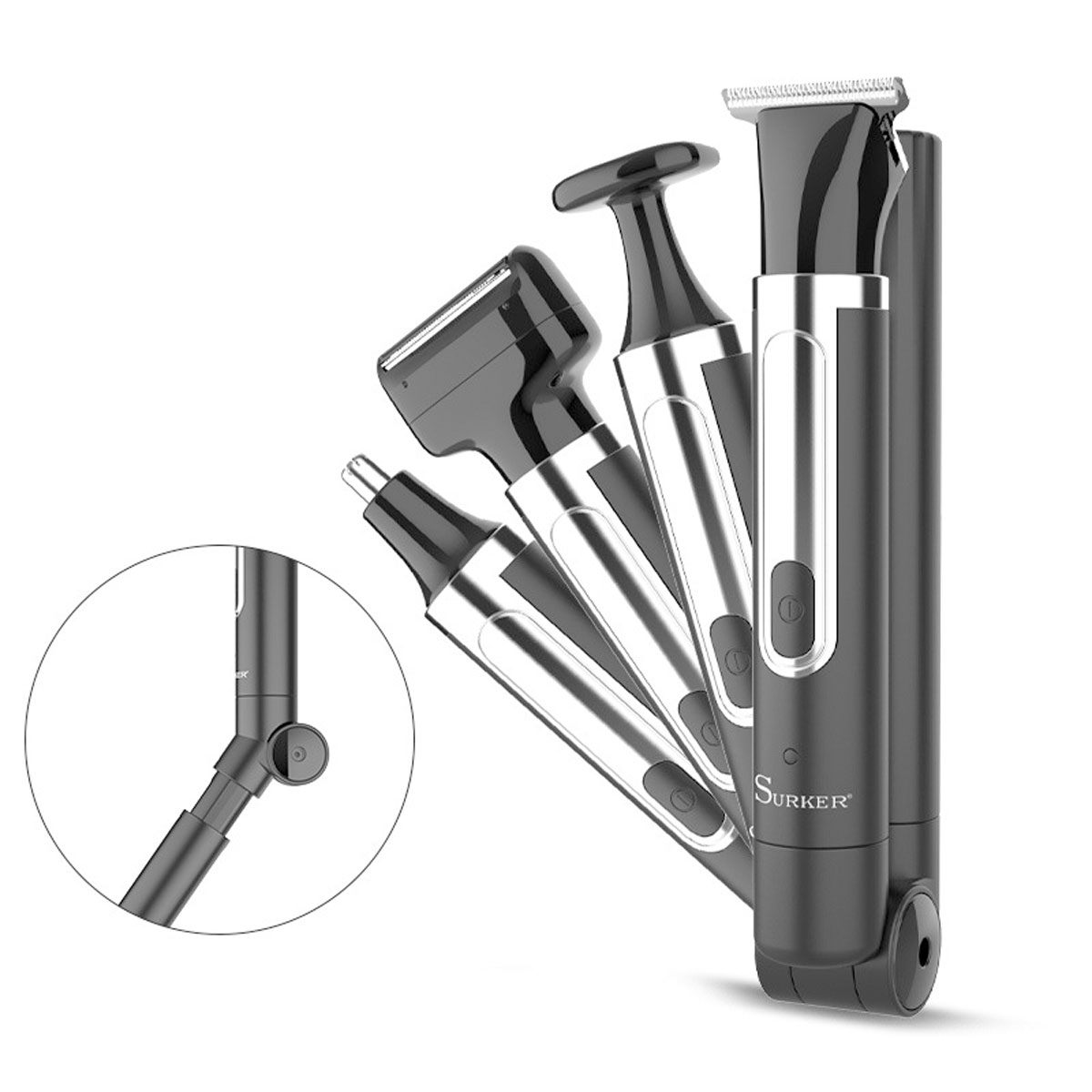 Surker 4-in-1 Shaver for Men G – Men'S Grooming Razor Kit recenzja i cena