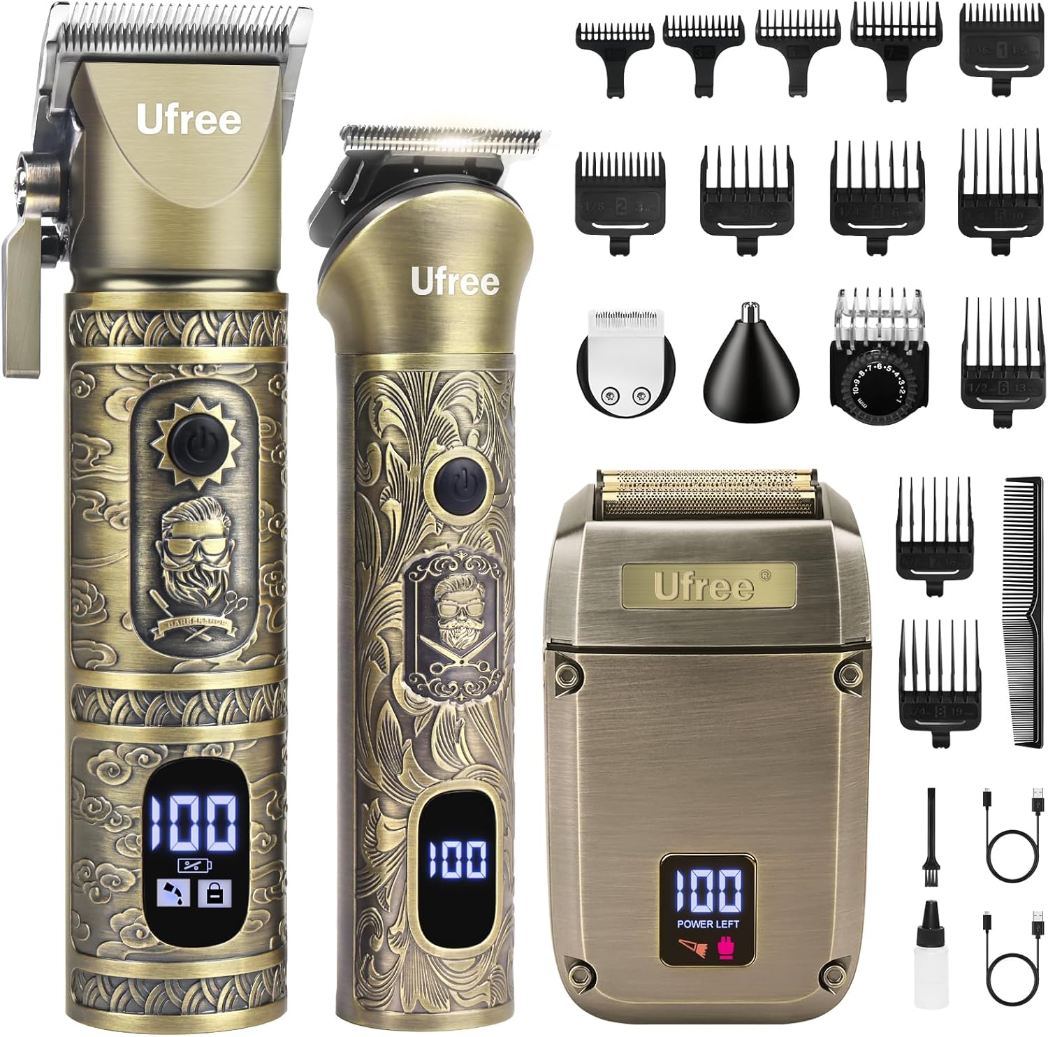 Beard Trimmer Hair Clippers fo – Mens Grooming Kit Gift recenzja i cena
