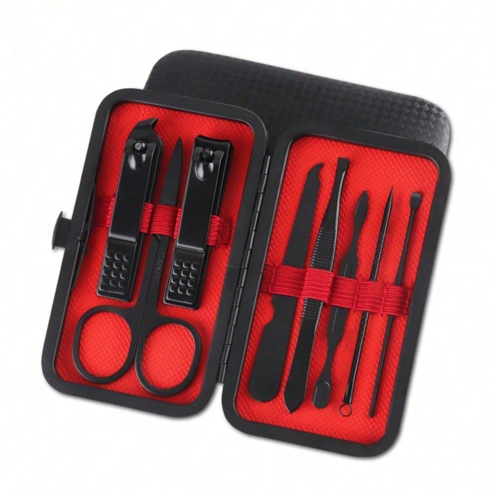 8/24pcs Professional Manicure  – Mens Grooming Travel Kit recenzja i cena