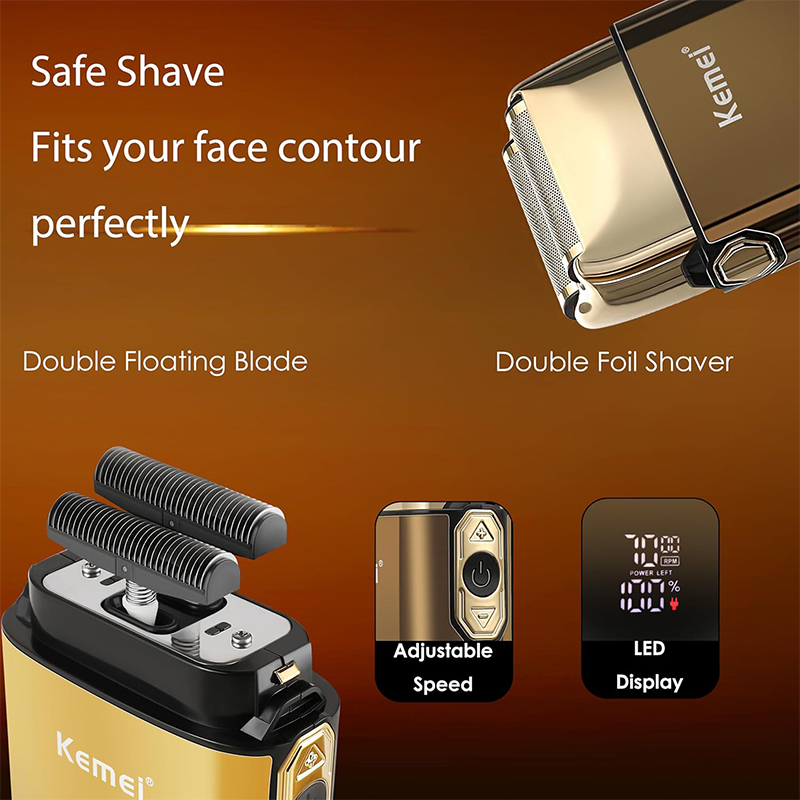 Kemei KM-TX10 T9 Hair Trimmer  – Men'S Grooming Razor Kit recenzja i cena