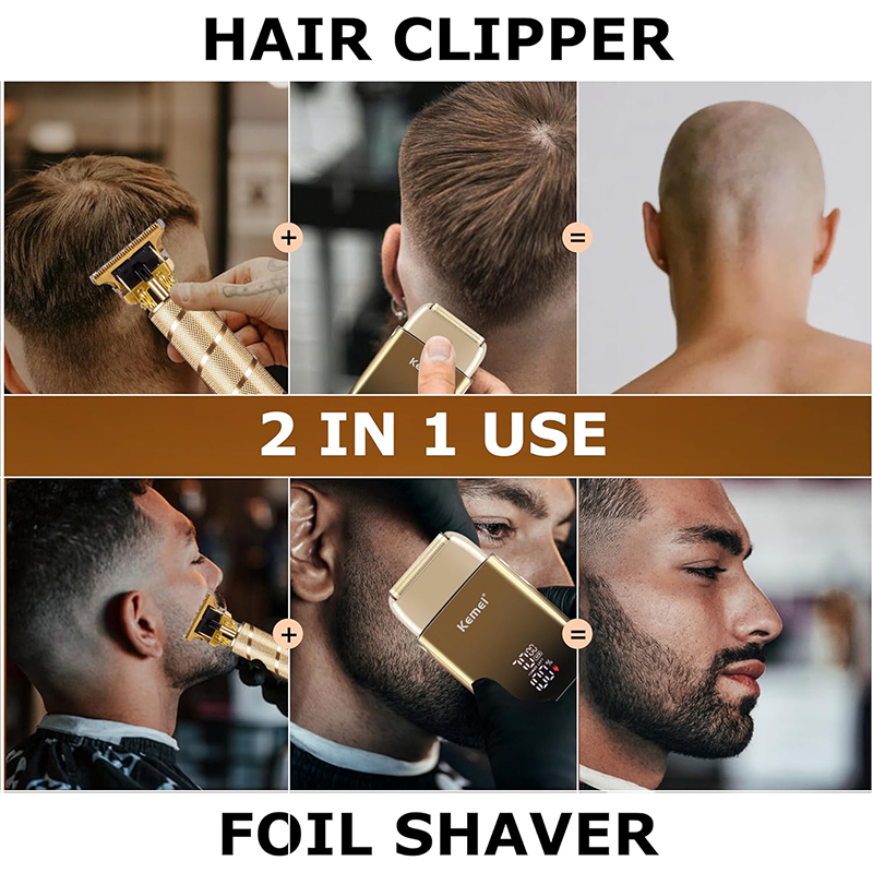Kemei KM-TX10 T9 Hair Trimmer  – Men'S Grooming Razor Kit recenzja i cena