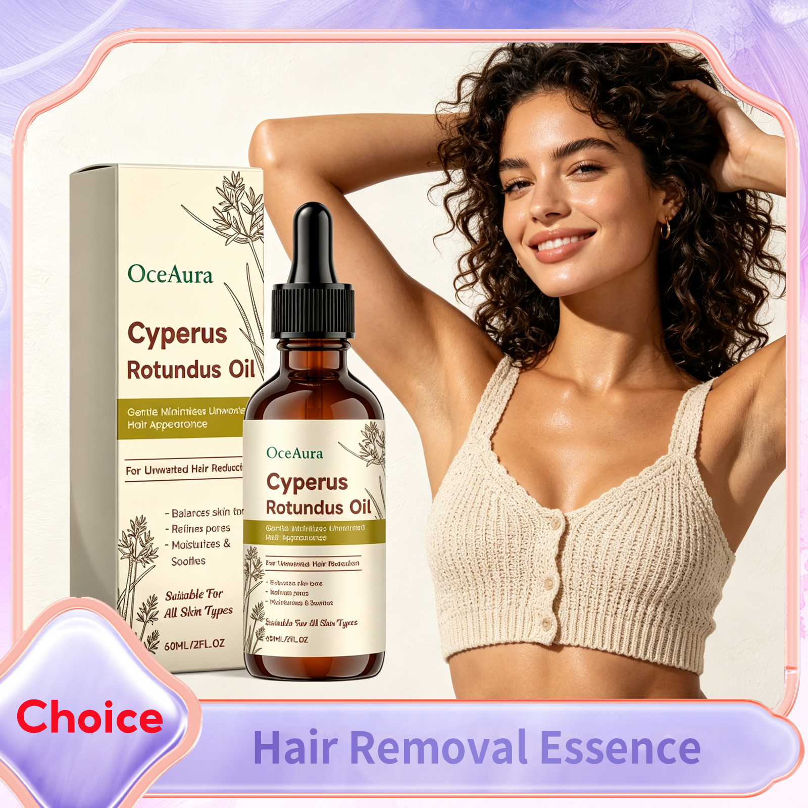 Cyperus Rotundus Hair Removal  – Beard Oil Growth recenzja i cena