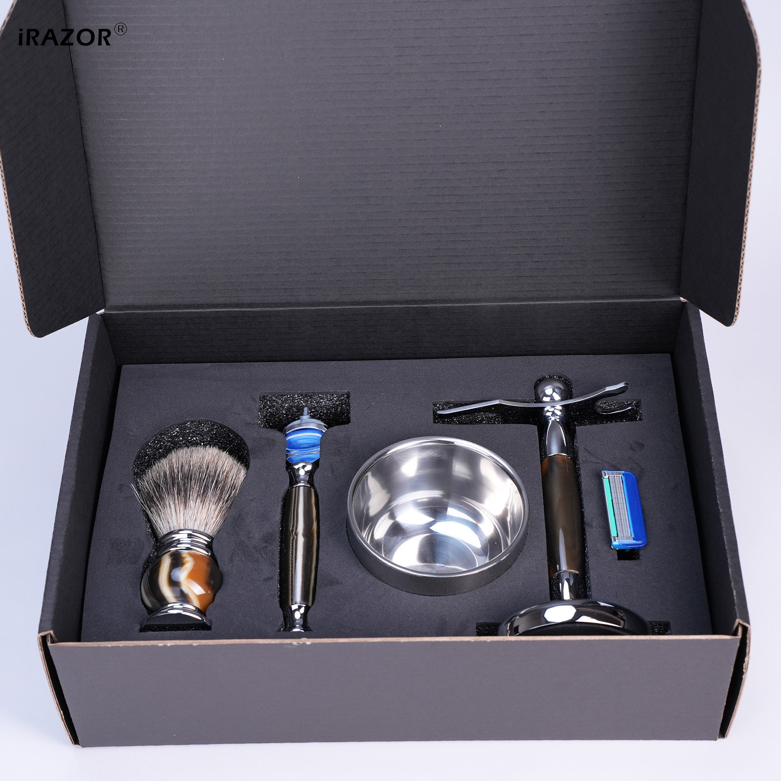 iRAZOR Luxury 5-Blade F5 Fusio – Men'S Grooming Razor Kit recenzja i cena