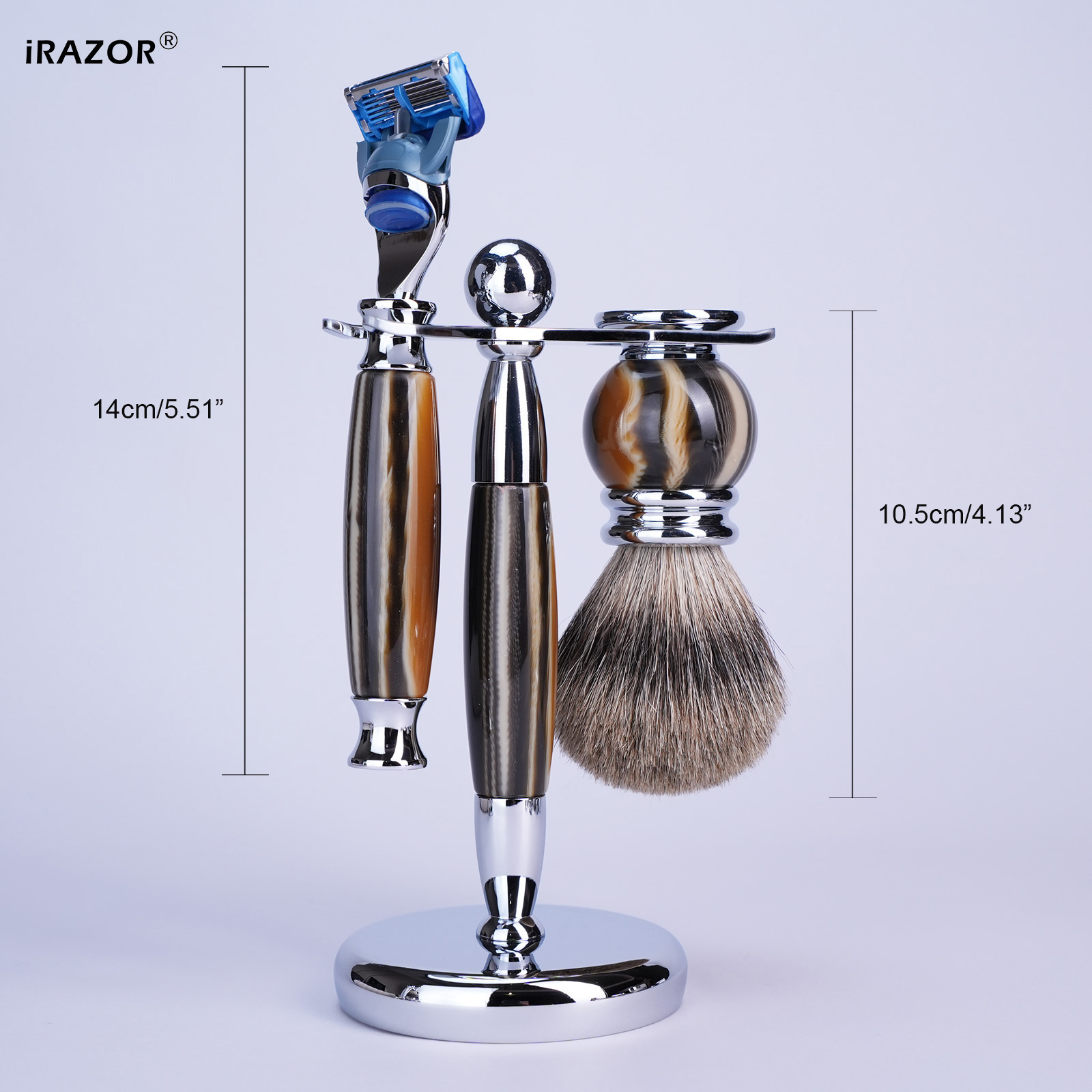 iRAZOR Luxury 5-Blade F5 Fusio – Men'S Grooming Razor Kit recenzja i cena