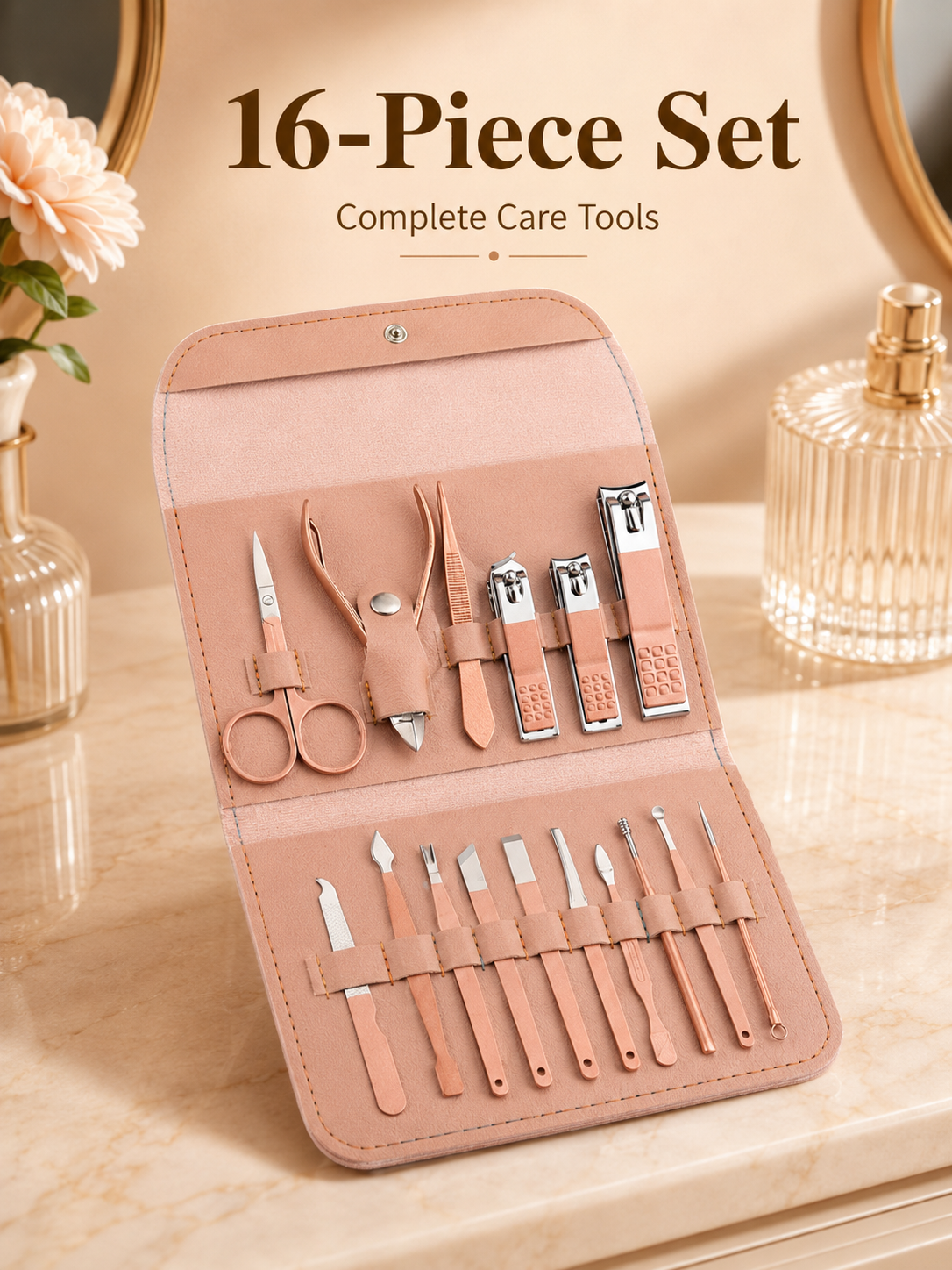 8/16-Piece Manicure Pedicure G – Mens Grooming Travel Kit recenzja i cena