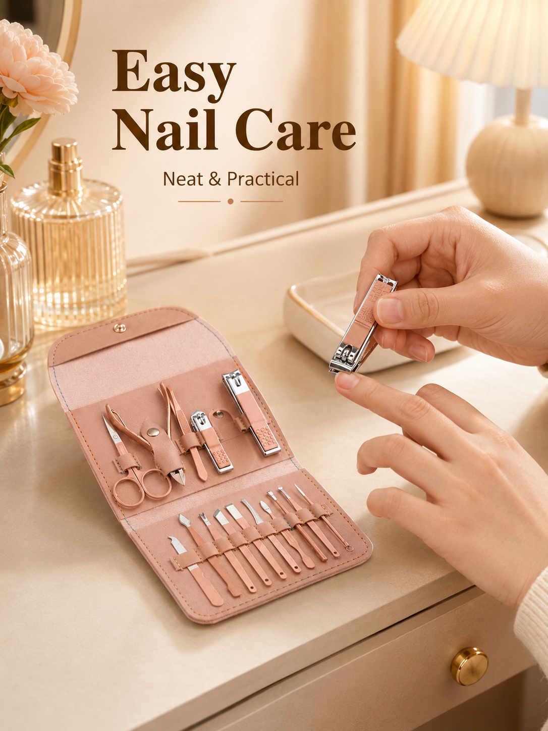 8/16-Piece Manicure Pedicure G – Mens Grooming Travel Kit recenzja i cena