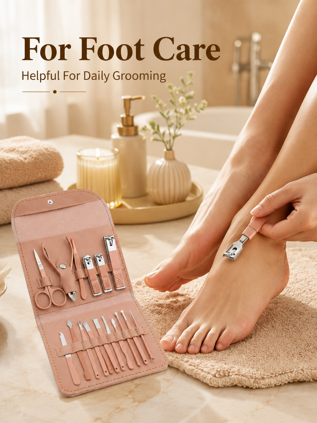 8/16-Piece Manicure Pedicure G – Mens Grooming Travel Kit recenzja i cena