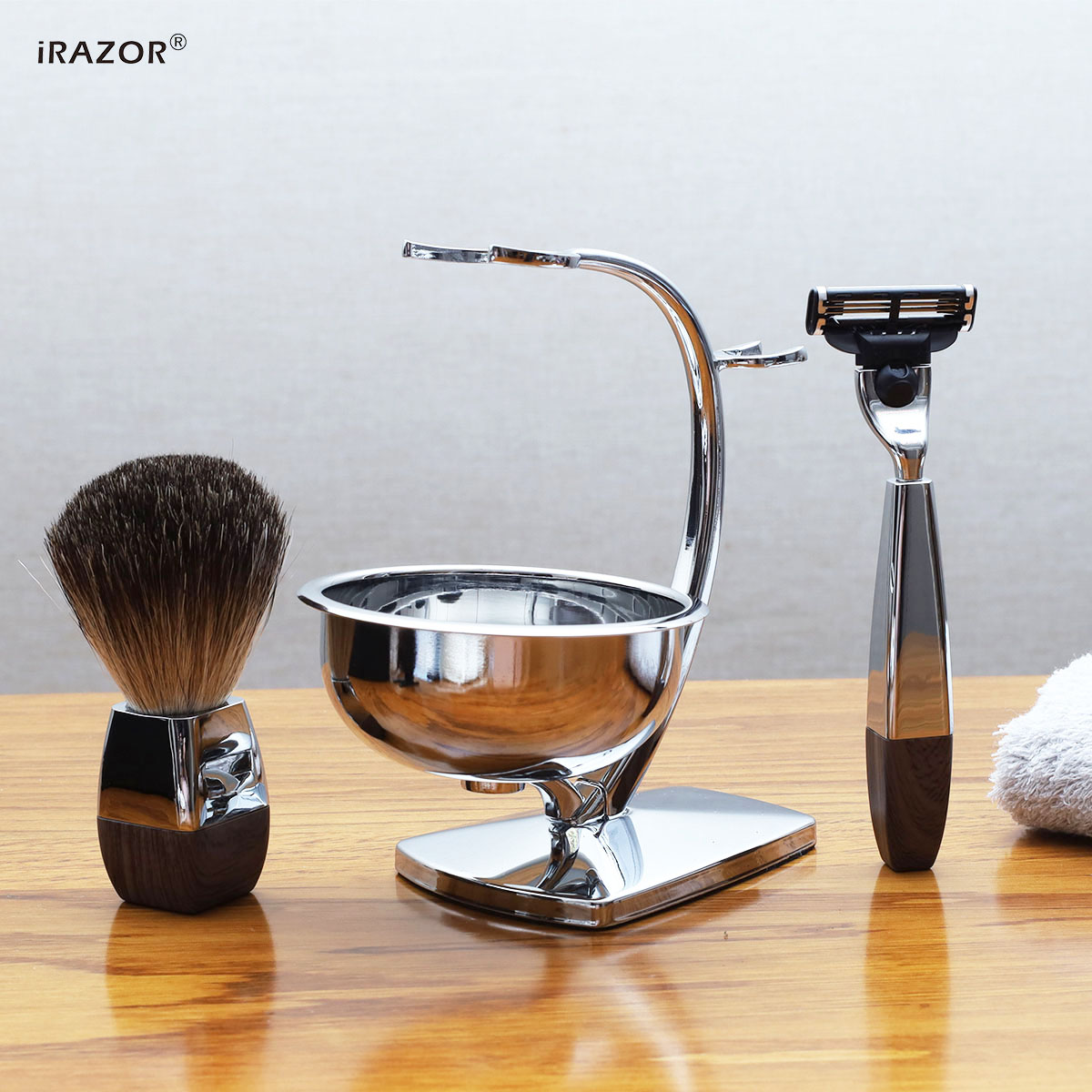 iRAZOR Professional Wet Shavin – Men'S Grooming Razor Kit recenzja i cena