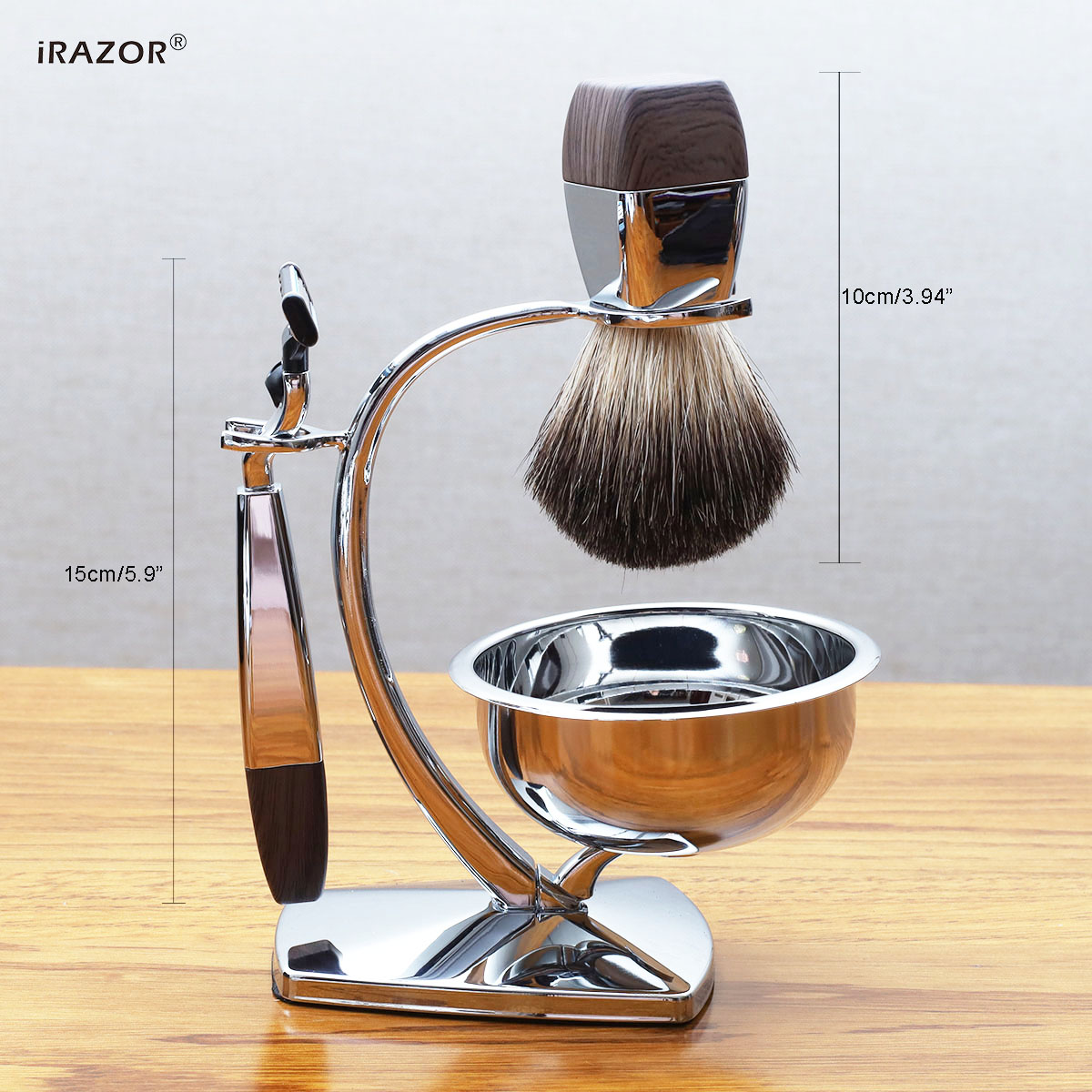 iRAZOR Professional Wet Shavin – Men'S Grooming Razor Kit recenzja i cena